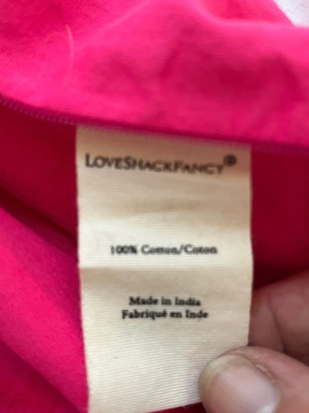 New LoveShackFancy Breonna Top Barbiecore corset puff sleeves embroidery